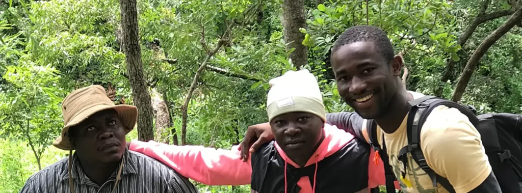 Herbarium team on Locatoin